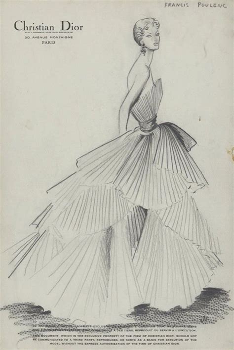 christian dior drawings